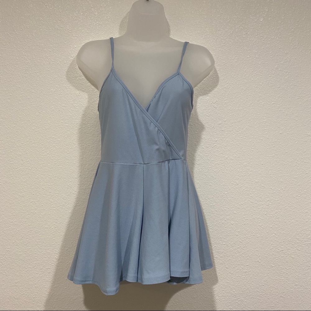NWT boohoo blue romper